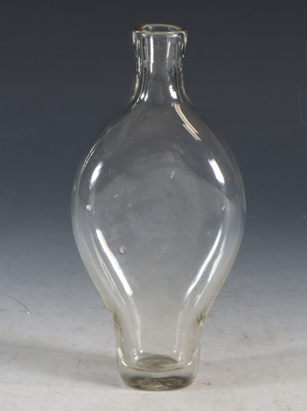 Lommeflaske i glass, 1800 t.