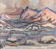 Einar Berger, landskap. Maleri.
