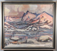 Einar Berger, landskap. Maleri.