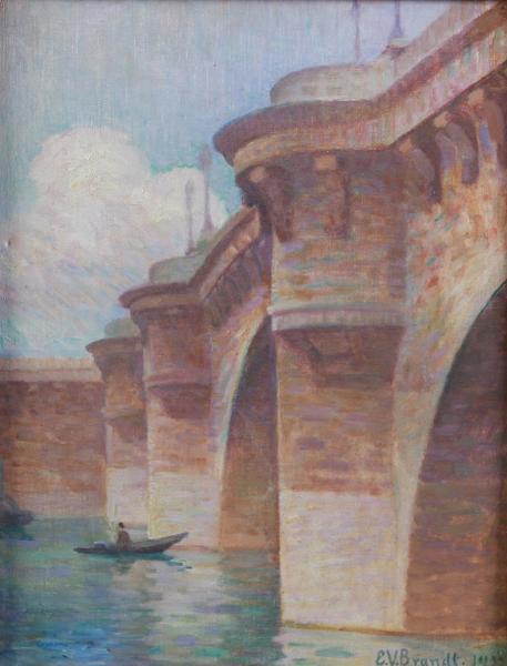 Ernst Brandt, landskap. Maleri