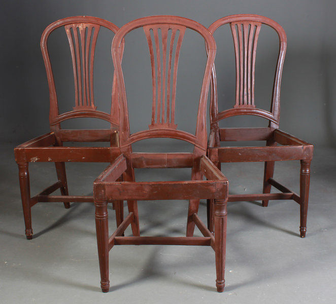 3 stoler, Louis Seize