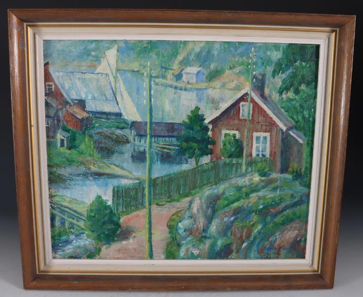 Samuel Hauge, kyst. Maleri