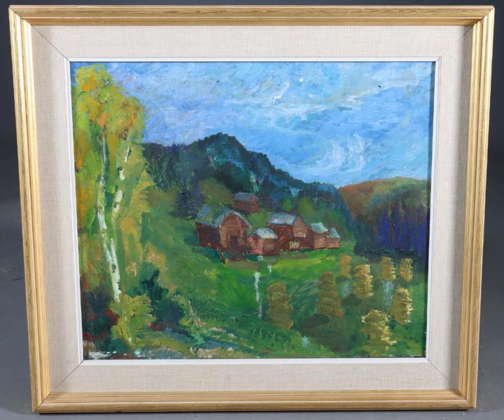 Per Rom, landskap. Maleri