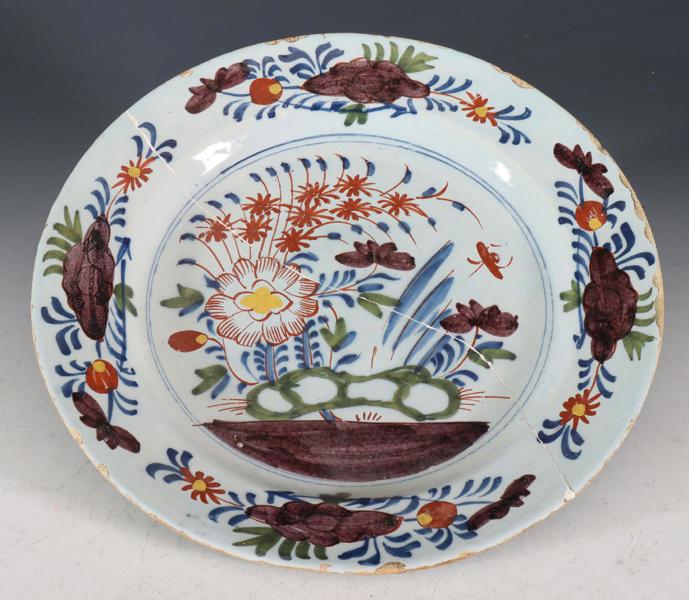 Fat i fajanse, Delft 17/1800 t.