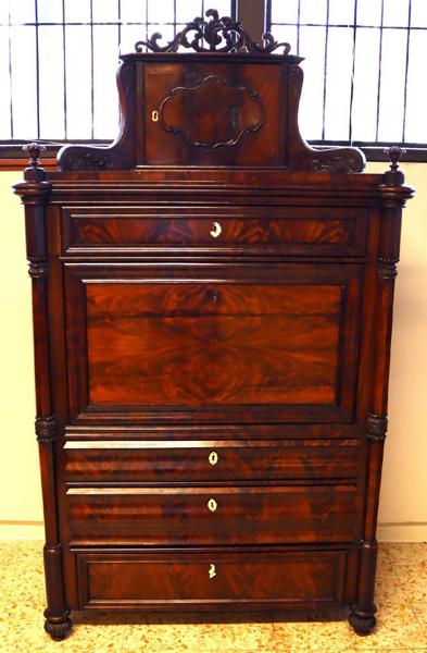 Sekretær i mahogny, 1800 t.