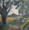 Manna Kielland, landskap. Maleri.