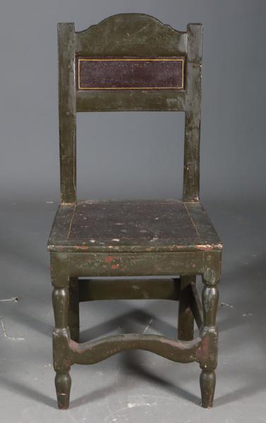 3 malte stoler, 17/1800 t.