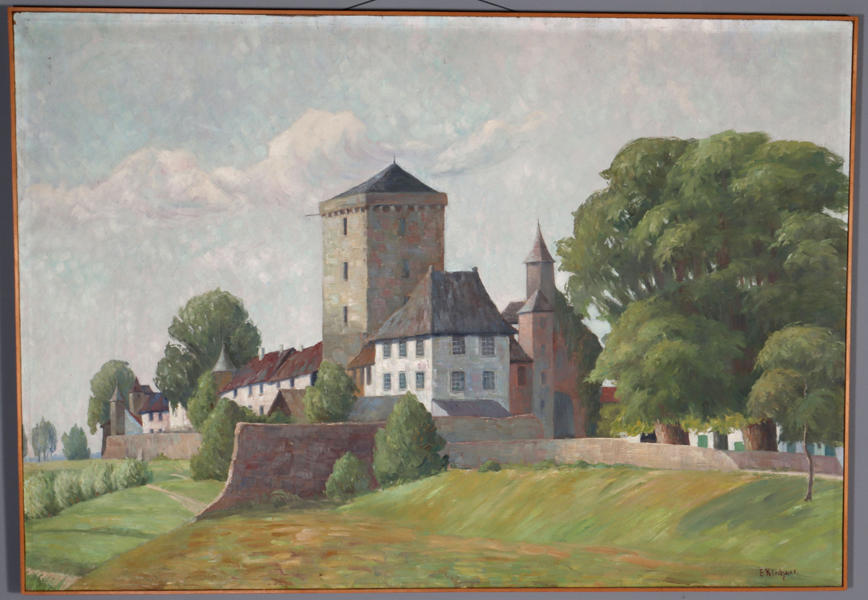 E. Kirchner, slott. Maleri.