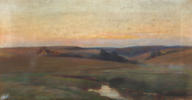 O. Simony Jensen, landskap. Maleri