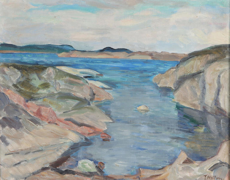 Thomas Holtan, Tjøme. Maleri