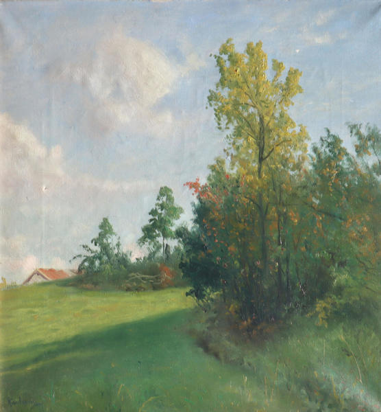 Haakon Kaulum, landskap. Maleri.