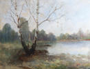 Claus Dahl, landskap. Maleri.