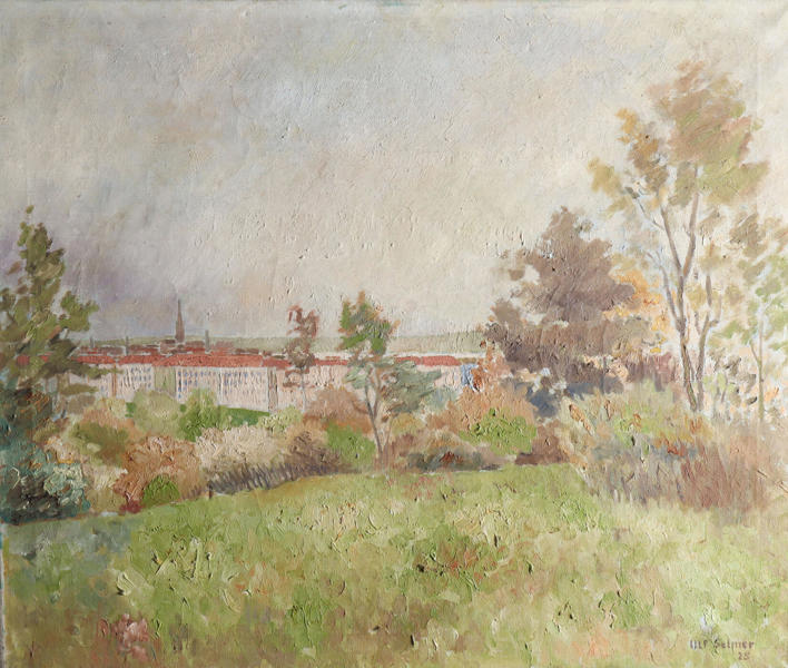 Ulf Selmer, Oslo. Maleri.