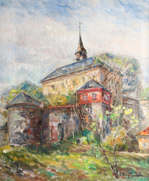 Erling Tjønn, Akershus. Maleri.