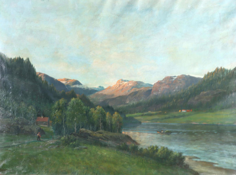 Martin Aagaard, landskap. Maleri.