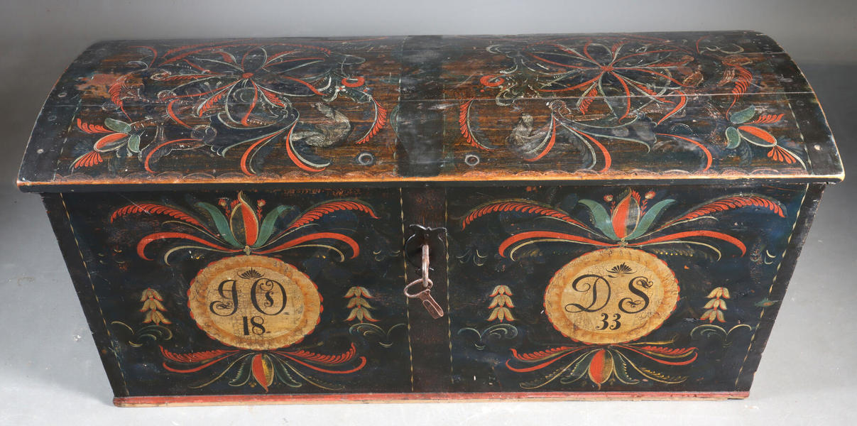 Rosemalt kiste, Agder 1833