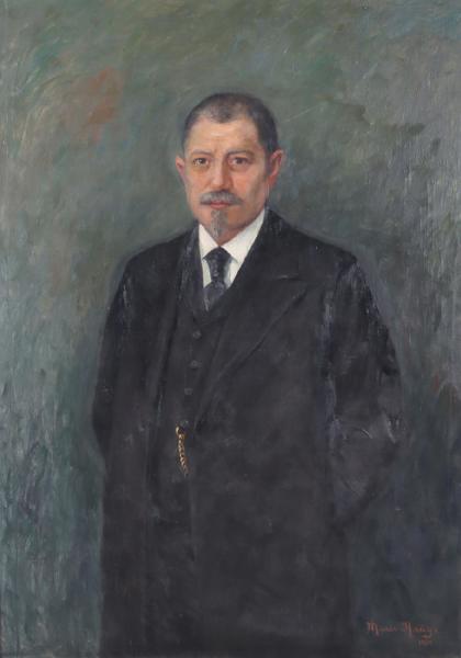 Maleri, Marie Hauge. Portrett.