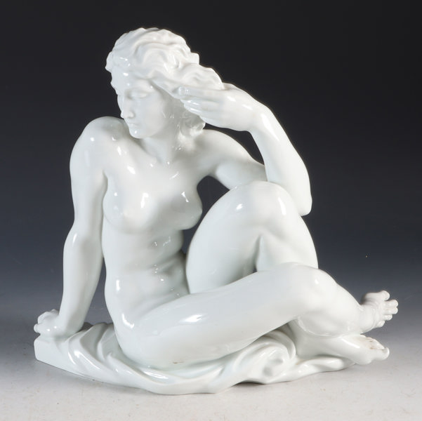 Figur i porselen, R. Ullmann - Meissen