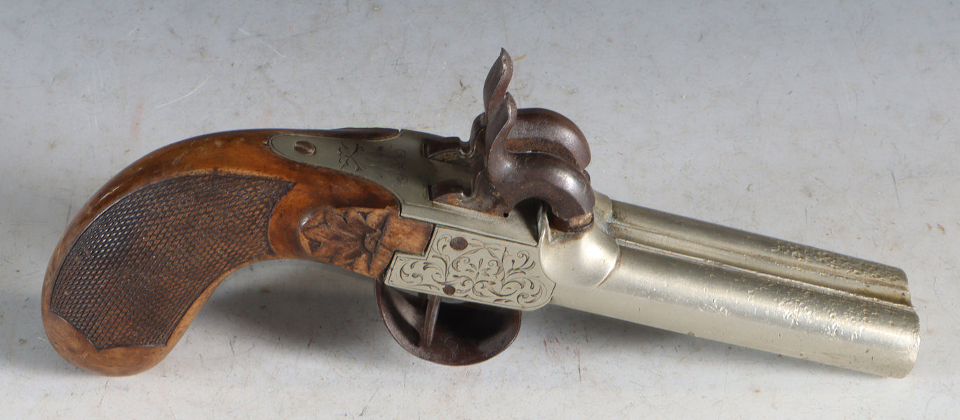 Liten dobbeltløpet pistol, 1800 t.