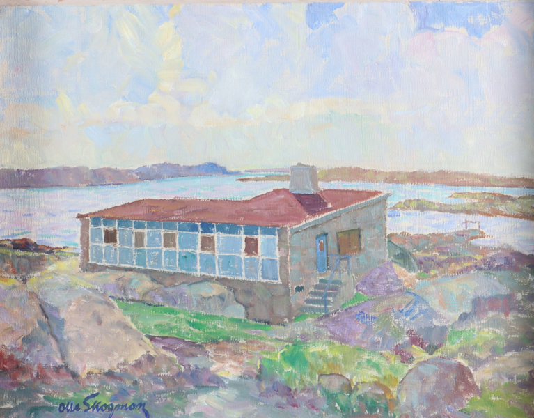 Olle Skogman, Gåsö. Maleri.