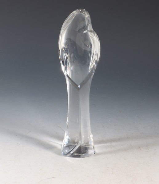 Figur i glass, madonna og barnet