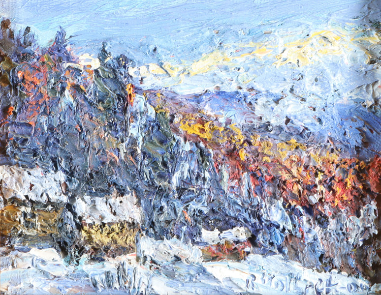 Reidar Kolbrek, gård. Maleri.