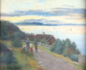 Harald Bertrand, Kongshavn. Pastell