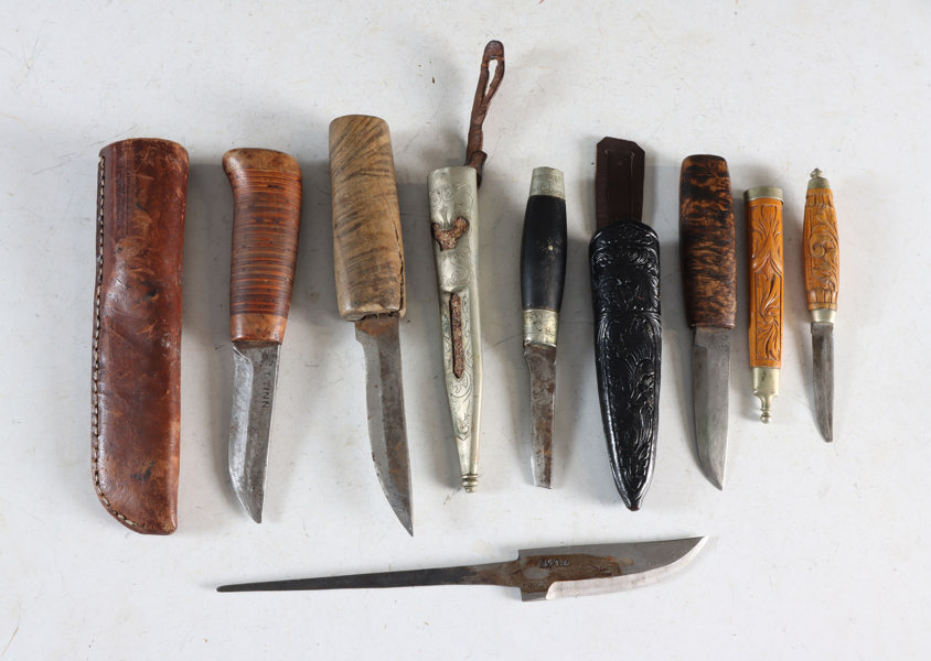 6 kniver/knivblad.