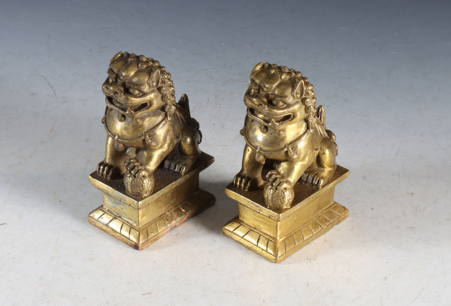 2 figurer i messing