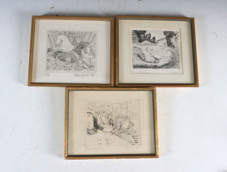 Per Krohg, 3 raderinger.