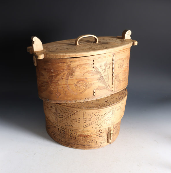 Ask og tine med svidekor, 1800 t.