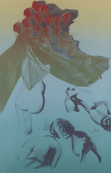 Ørnulf Bast, komposisjon. Serigrafi.