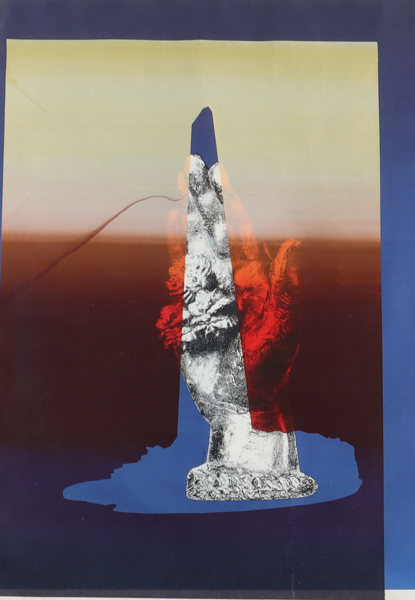 Ørnulf Bast, komposisjon. Serigrafi.