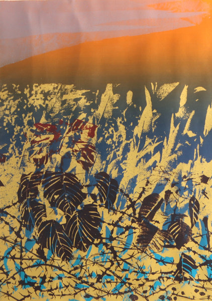 Ørnulf Bast, Peace. Serigrafi