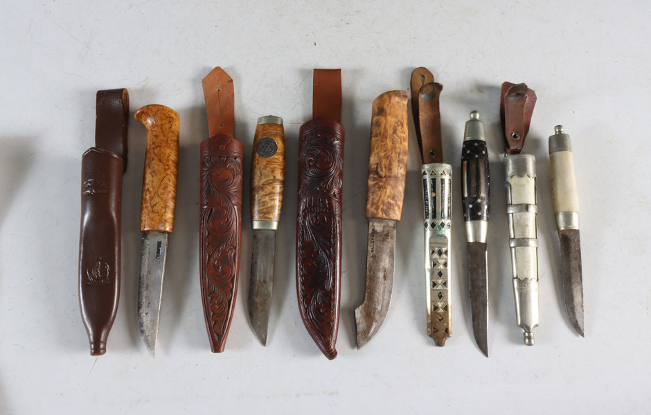 5 slirekniver.