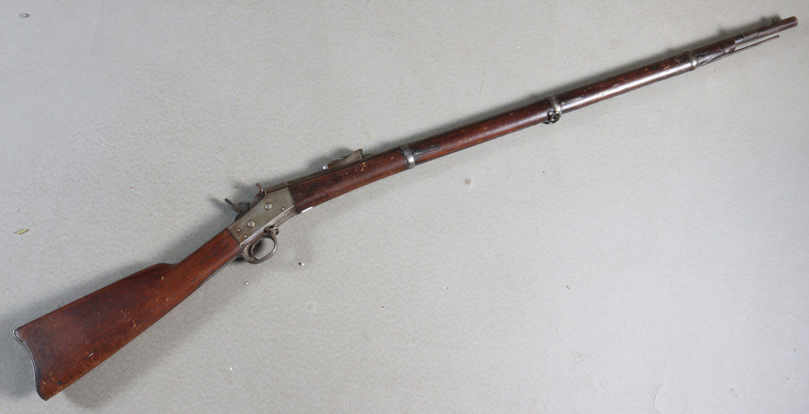 Gevær, rolling block. Remington 1867