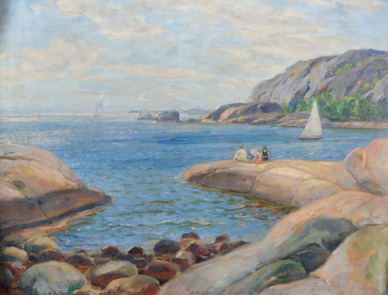 Thorolf Holmboe, kyst. Maleri.