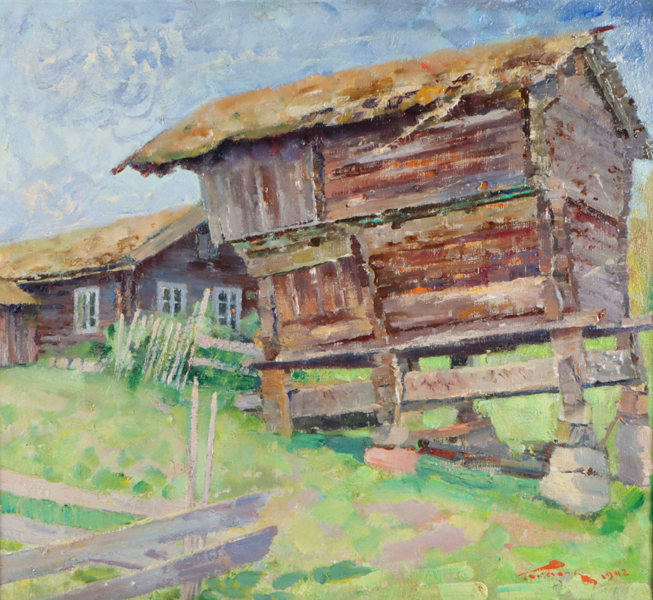 Thomas Frang, Øyfjell. Maleri.