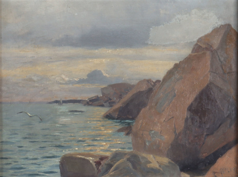 Haakon Kaulum, kyst. Maleri.