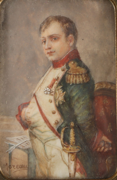 Moreau, Napoleon. Akvrell.