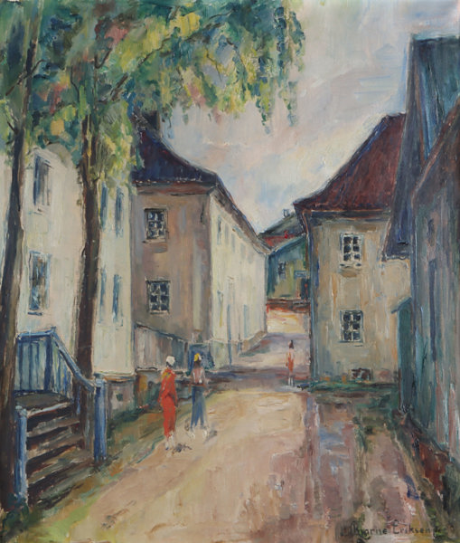 Bjarne Eriksen, Fra Son. Maleri.