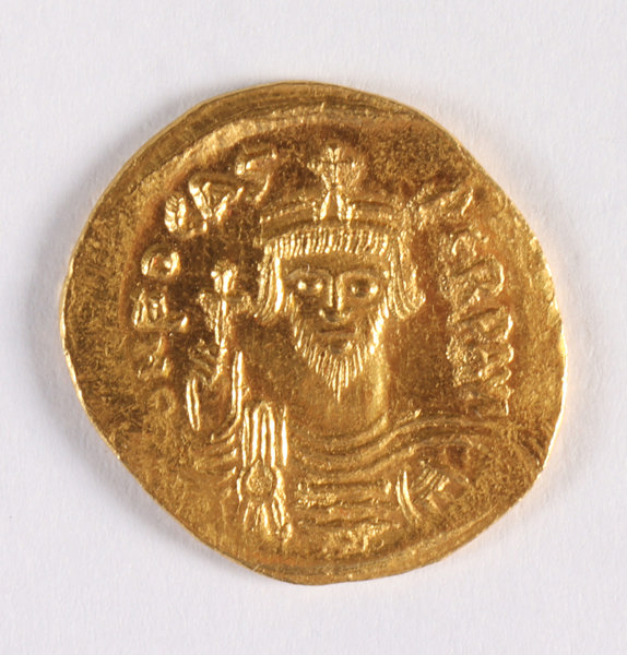 Mynt i gull, Byzantine 602-610.