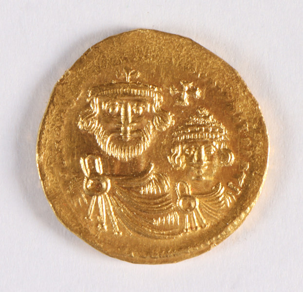 Mynt i gull, Heraclius 610-641.