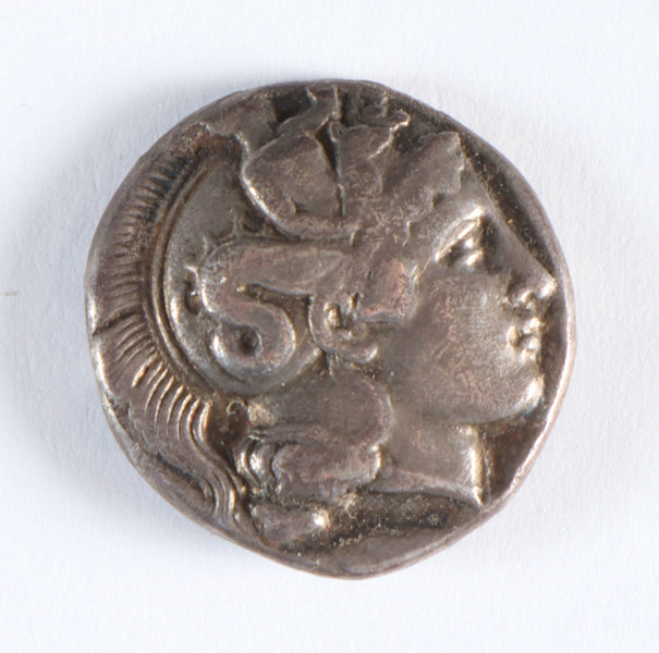 Gresk mynt, Lucania 400-350 BC.