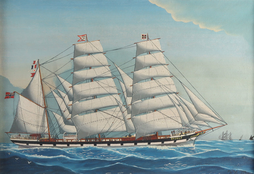 Skutemaleri, "Skjold". 18/1900 t.