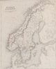 2 små kart, Norge og Sverige.
