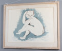 Ørnulf Bast, kvinne. Serigrafi.