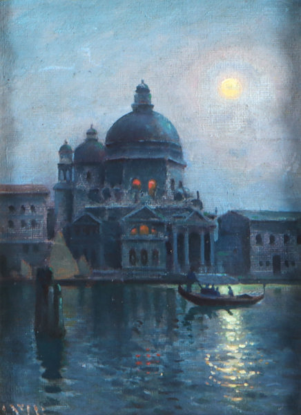 Carl W. Barth, Venedig. Maleri.
