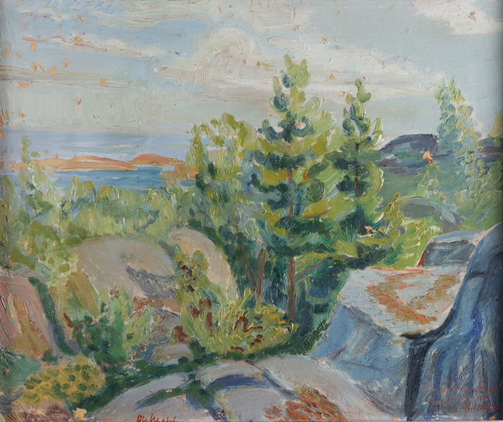 Ole Mæhle, kyst. Maleri.