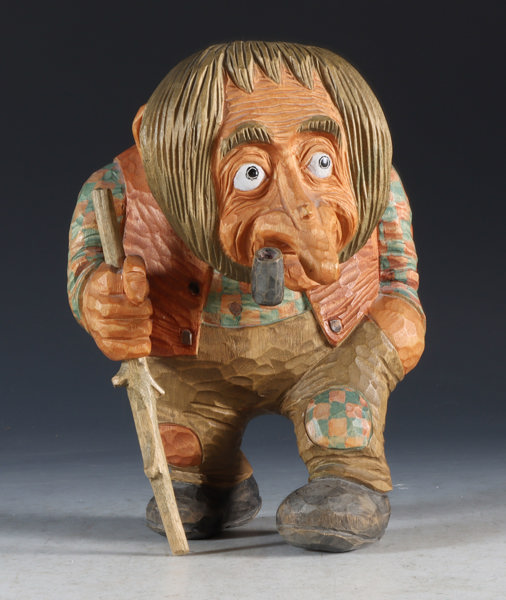 Utskåret troll, Anton Sveen